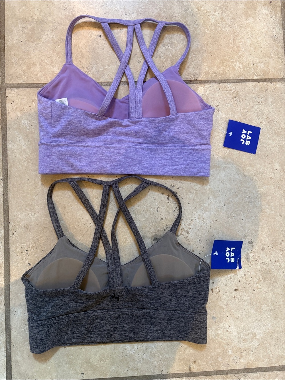 JoyLab Set of 2 Seamless Strappy Sports Bras NWT - Picture 4 of 6